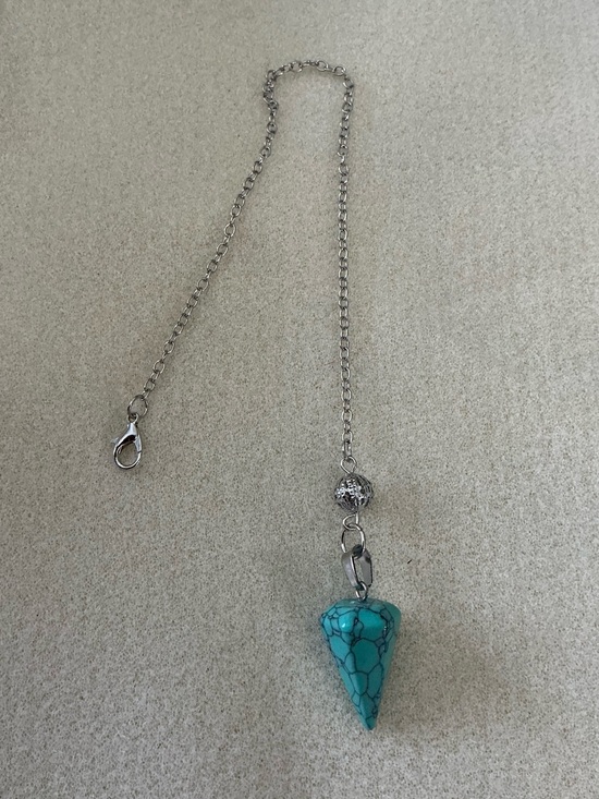 Other - Turquoise style Point Pendulum, 10”